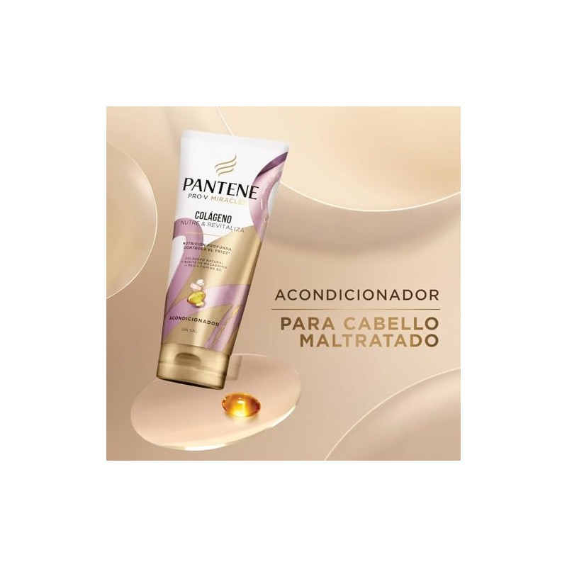 Pantene Acondicionador Pro-V Miracles Colágeno Nutre & Revitaliza 250 ml