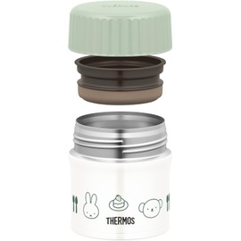 Thermos JBU-302B LTG Vacuum Insulated Soup Jar, 10.1 fl oz (300 ml), Miffy, Light Green