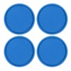 sourcing map 4pcs Car Cup Coasters Universal PVC Car Cup