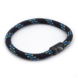 Wind Passion Stainless Steel Bracelet with Magnetic Clasp, Paracord, Maritime, Sail Cord for Men and Women -