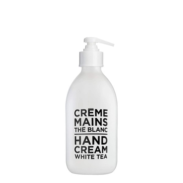 Compagnie de Provence Luxury Hand Cream - White Tea - 10 Fl Oz Glass Pump Bottle