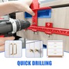 Cabinet Hardware Jig,Aluminum Alloy Cabinet Door Handle Jig for Handles