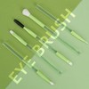Vivid Beauty 5-Piece Green Eye Makeup Brush Set – Soft,