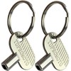 Sprinkler Controller Door Key Sprinkler Timer Lock Key for Orbit
