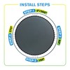 Machrus Upper Bounce Trampoline Replacement Mat 7.5FT 8FT 10FT 11FT