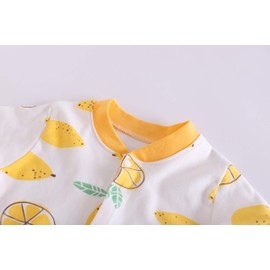 Vinesen Newborn Infant Baby Boy Girl One-Piece Outfits Summer Clothes Cotton Long Unisex Romper Jumpsuit 3-6 Months Avocado