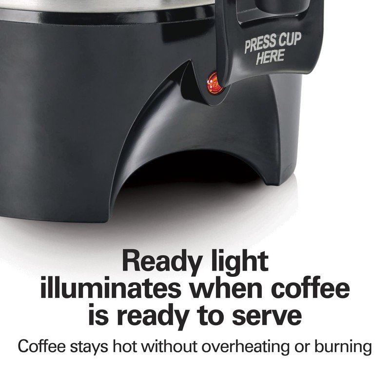 Hamilton Beach 45 Cup Coffee Urn and Hot Beverage Dispenser,