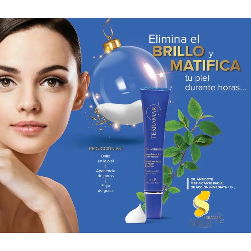 Oil Antidote Matificante Facial Acción Inmediata / 15 g Mixta