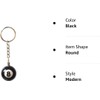 Cafurty 2PCS Black 8 Ball Keychain Pool Ball Keychain 8