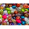 2.1oz (60g) Two Hole Seed Beads SuperDuo 2,5x5 mm, Mix,