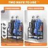 Ultrawall Wall Mount Golf Bag Organizer, 2 Golf Bag Storage