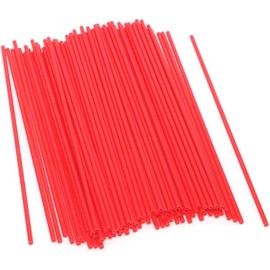 100 PCS Red Plastic Spray Can Straws, 4.72 Inch Long Replacement Nozzles for Spray Paint Cans