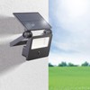 Luminea Solar LED Outdoor Spotlights: Set of 2 Solar LED