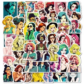 50pcs Girl Stickers