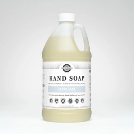 Rustic Strength Hand Soap | Popular Scents + Unscented | PFAS-Free Food-Grade Plastic - Invigorating, 128oz