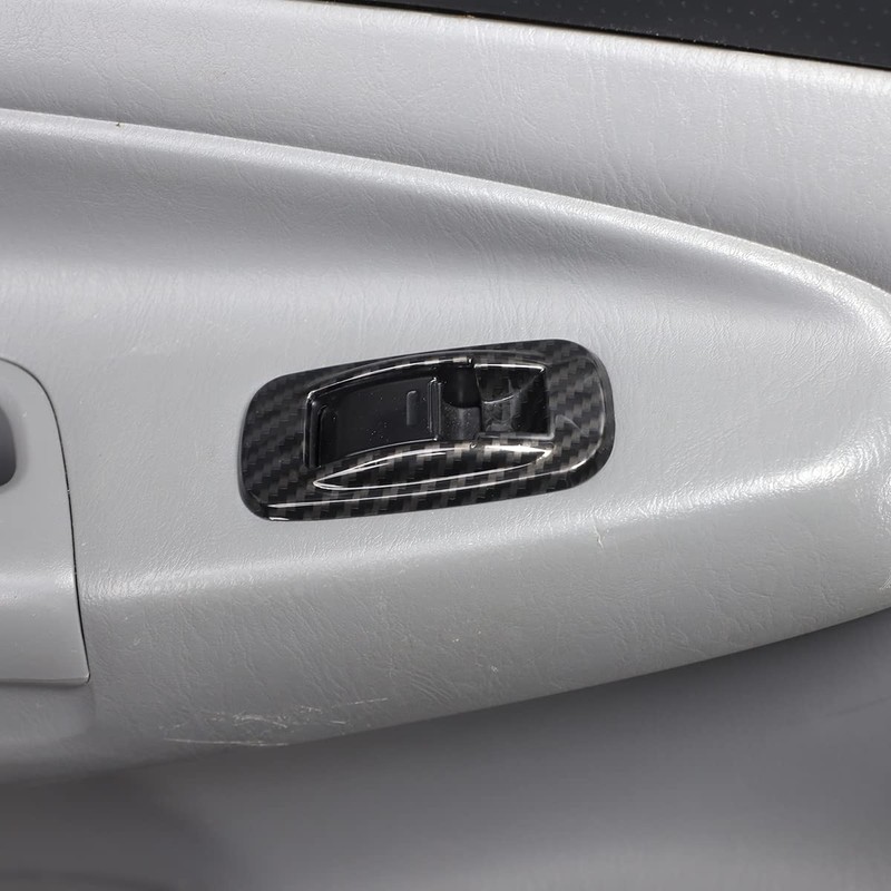 ABS Car Look Interior Door armrest Window Switch Panel Cover