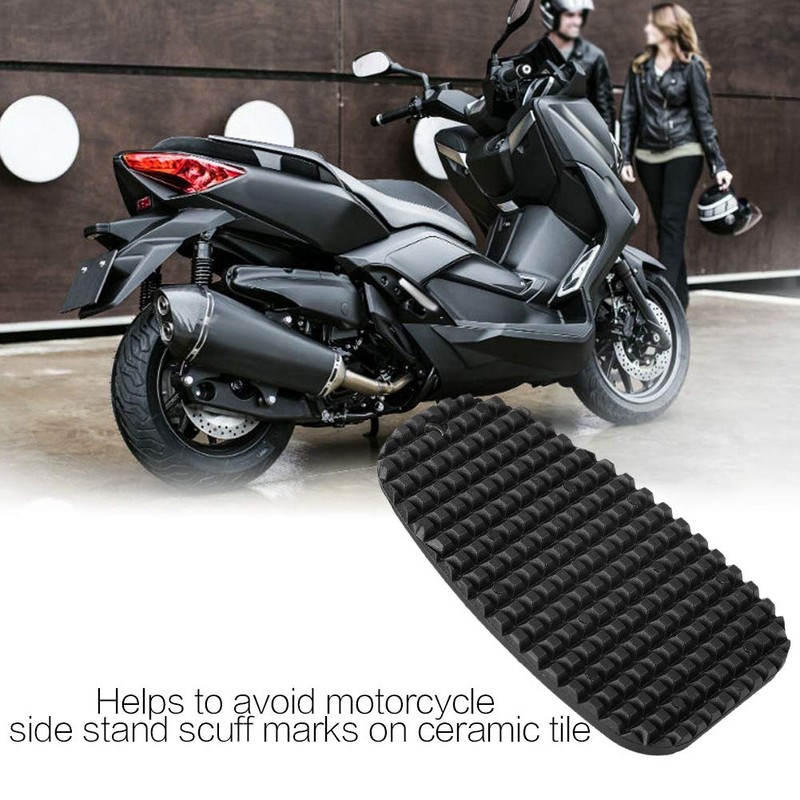 Ymiko Universal Motorcycle Kickstand Pad Side Stand Kick Stand Coaster