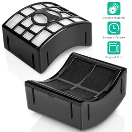 Jollsung NV601UK Filters for Shark Upright Vacuum, 2 Felt Foam Filters + 1 Hepa Filters for Shark Rotator Powered Lift-Away NV601UK NV601UKT NV600UK NV600 NV601 NV700UK NV700UKT NV770