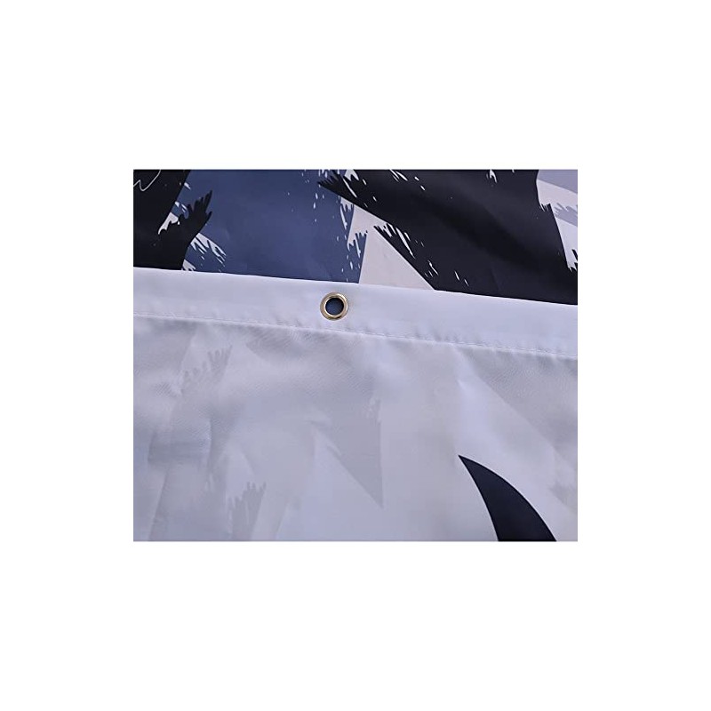 Careyoungs Careyoungs RV Shower Curtains Forest Deer Shower Curtain Elk