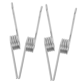 BESPORTBLE Stainless Steel Torsional Spring Replacement for Trash Can Lid for Outdoor Waste Bins and Bathroom Trash Bins Sturdy Mechanism for Easy Lid Operation 4-Piece Set