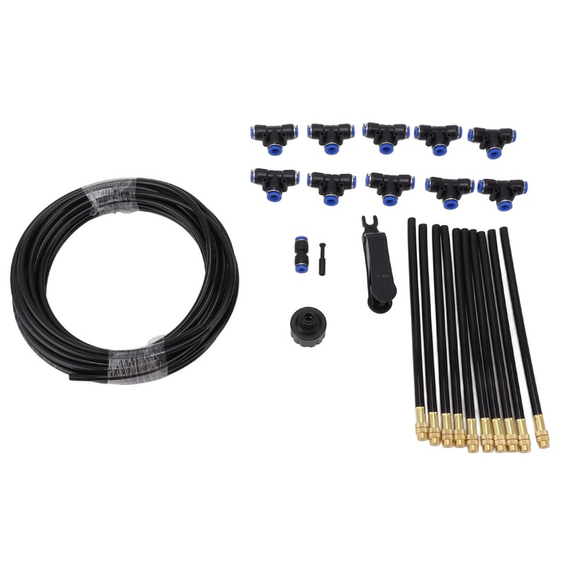 Above Ground Sprinkler System with 360 Degree Adjustable Bendable Nozzle