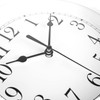 Topkey Silent Wall Clock Kitchen 9 Inch Retro Non-ticking Decorative