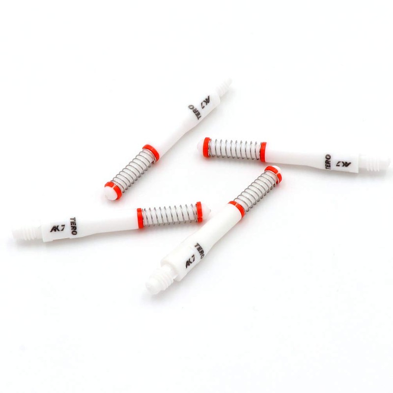 CUESOUL TERO AK7 White Dart Stems Darts Shafts Built-in Spring