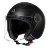 TRIANGLE Open Face Motorcycle Helmet Retro 3/4 Helmets with Clear