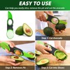 2 Pack Avocado Slicer Set, 3-in-1 Avocado Cutter Slicer