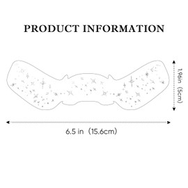 Silver Glitter Freckles Face Tattoo, Makeup Patch - Freckle Makeup, Faux Freckles Waterproof Temporary Tattoos Cute Glitter Makeup Accessories For Women - 12 Pcs (Silver, 12#)