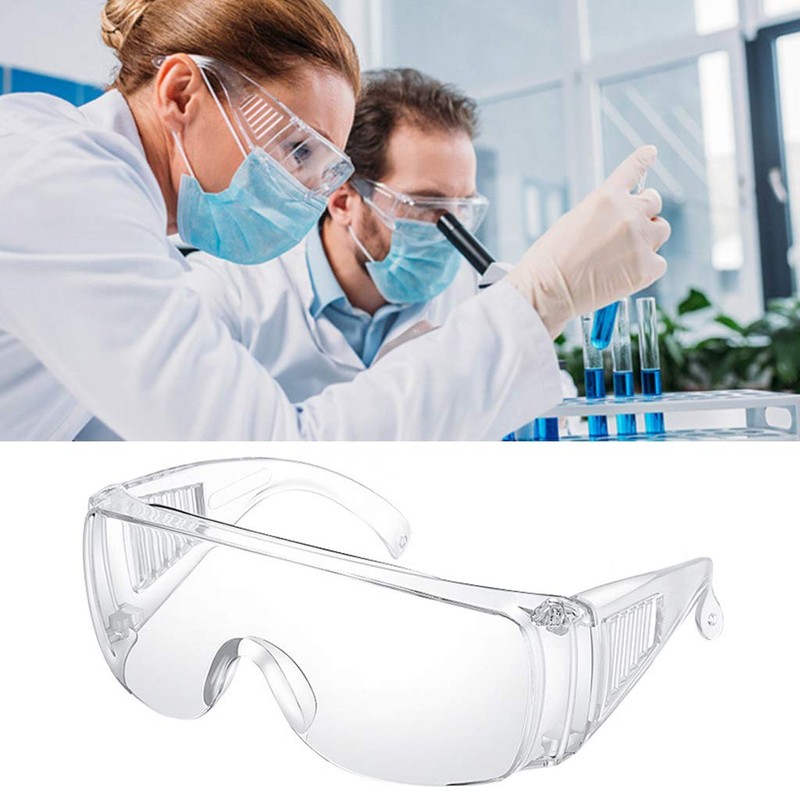 LEEINTO Safety Glasses Personal Protective Equipment Eyewear For Protection Clear