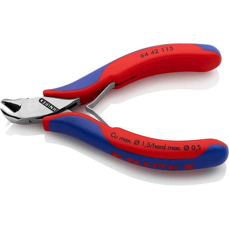 クニペックス KNIPEX 6442-115 エレクトロニクスエンドカッティングニッパー