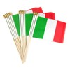 Newperlite Italy Stick Flag Italian Small Mini Hand Held Flags