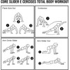 Exercise Core Sliders, WADY 2 Pack Sliders for Working Out