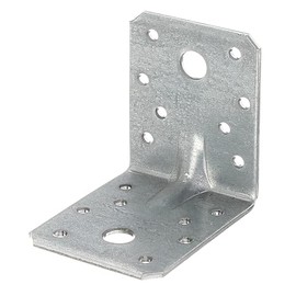 Alberts 341848 Heavy Duty Angle Connector | Sendzimir-Galvanised | 70 x 70 x 55 mm
