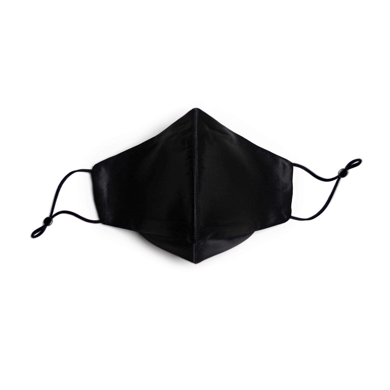 Pure Mulberry Silk Face Mask with Nose Wire 2 layers.