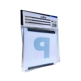 Auto Extras Learner and New driver Plates pack, 2 x L and 2 x P, magnetic