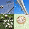 40 PCS Football net Clips White Goal net Clips Suitable