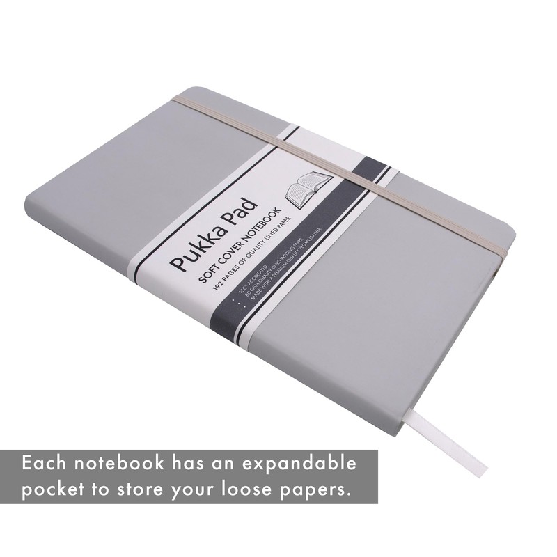Pukka Pad, Soft Cover Notebook – 192 Pages of 80GSM