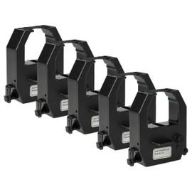 vhbw 5 x Ink Ribbon Nylon Ribbon Ink Tape Compatible with Dot Matrix Printer Replacement for 2559RD