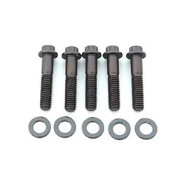 ARP 652-2250 Black Oxide 3/8-16" RH Thread 2.250" UHL 6-Point Bolt with 3/8" Socket and Washer, (Set of 5)