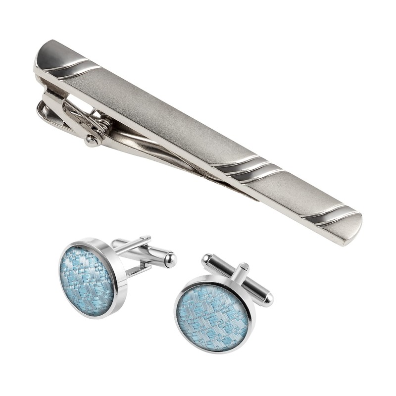 TIE G - Juego de corbatas a cuadros para hombre