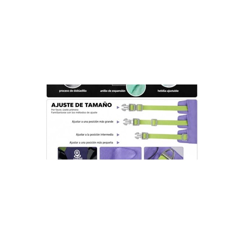 Arn?s/ Pechera para Perro ,arnes Ajustable Antitirones,arnes con Bandas Reflectantes,