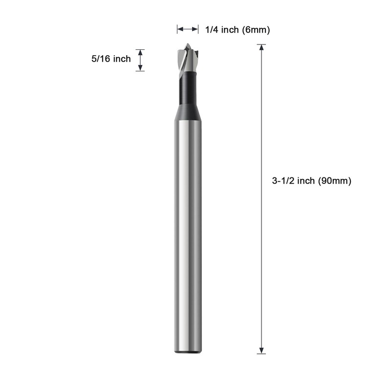 HSAWBIT 6mm Forstner Drill Bit for Woodworking, Forstner Bit Wood