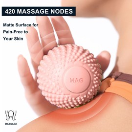 MODY RODY Magnetic Spiky Massage Ball for Back Release | 138G Trigger Point Massage Ball Deep Tissue for Feet Plantar Fasciitis | Trigger Ball Massager for Muscle Knot Therapy