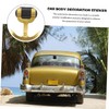 ULTECHNOVO Golden Car Towing Hook Shaped Auto Trailer Ring Unique