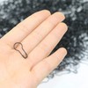 1000Pcs Metal Black safety Pins/Gourd Pin/Bulb Pin For Clothing Crafting