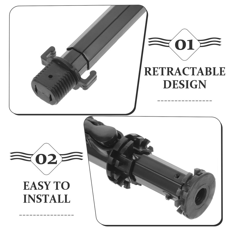 GALPADA Foldable Umbrella Replacement Shaft Stable Umbrella Rod for Bone