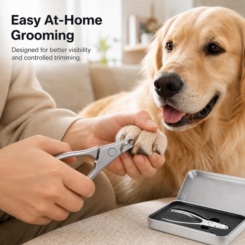 capasin Heavy Duty Large Dog Nail Clippers for Thick Nails,