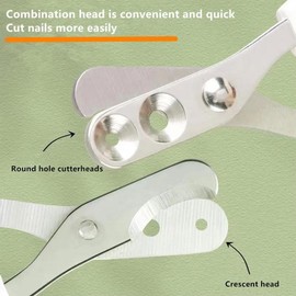 ZhangyiHot Orange Cat Nail Clippers with Circular Cut Hole,Cat Nail and Trimmers,Cat Claw Clippers Cat Nail Trimmers Avoid Over Cutting Pet Nail Clippers Grooming Tool for Cat Grooming